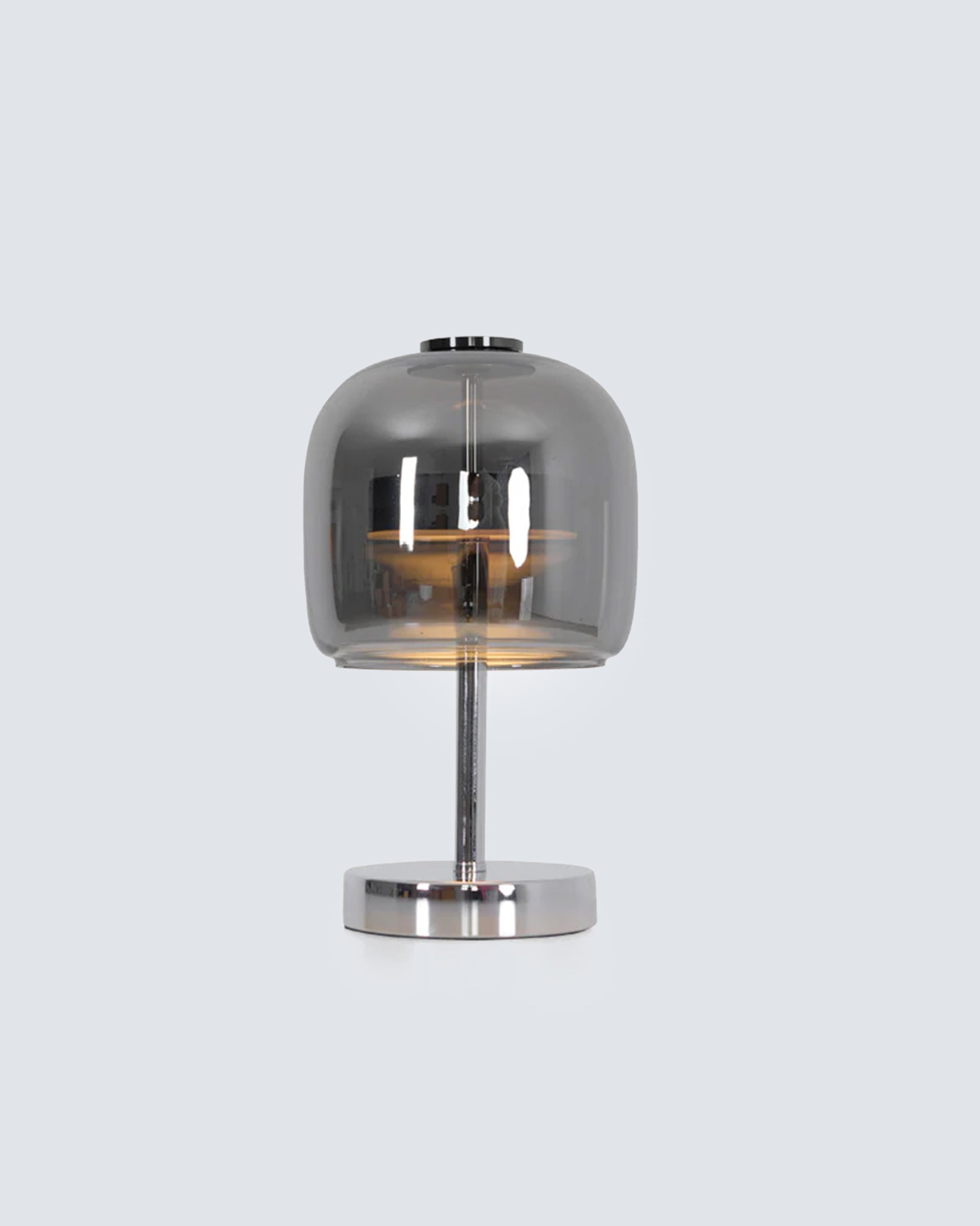 Zenviae Glow Jar Table Lamp front view on white background