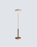 Zenviae Orbit Glow Floor Lamp front view on white background