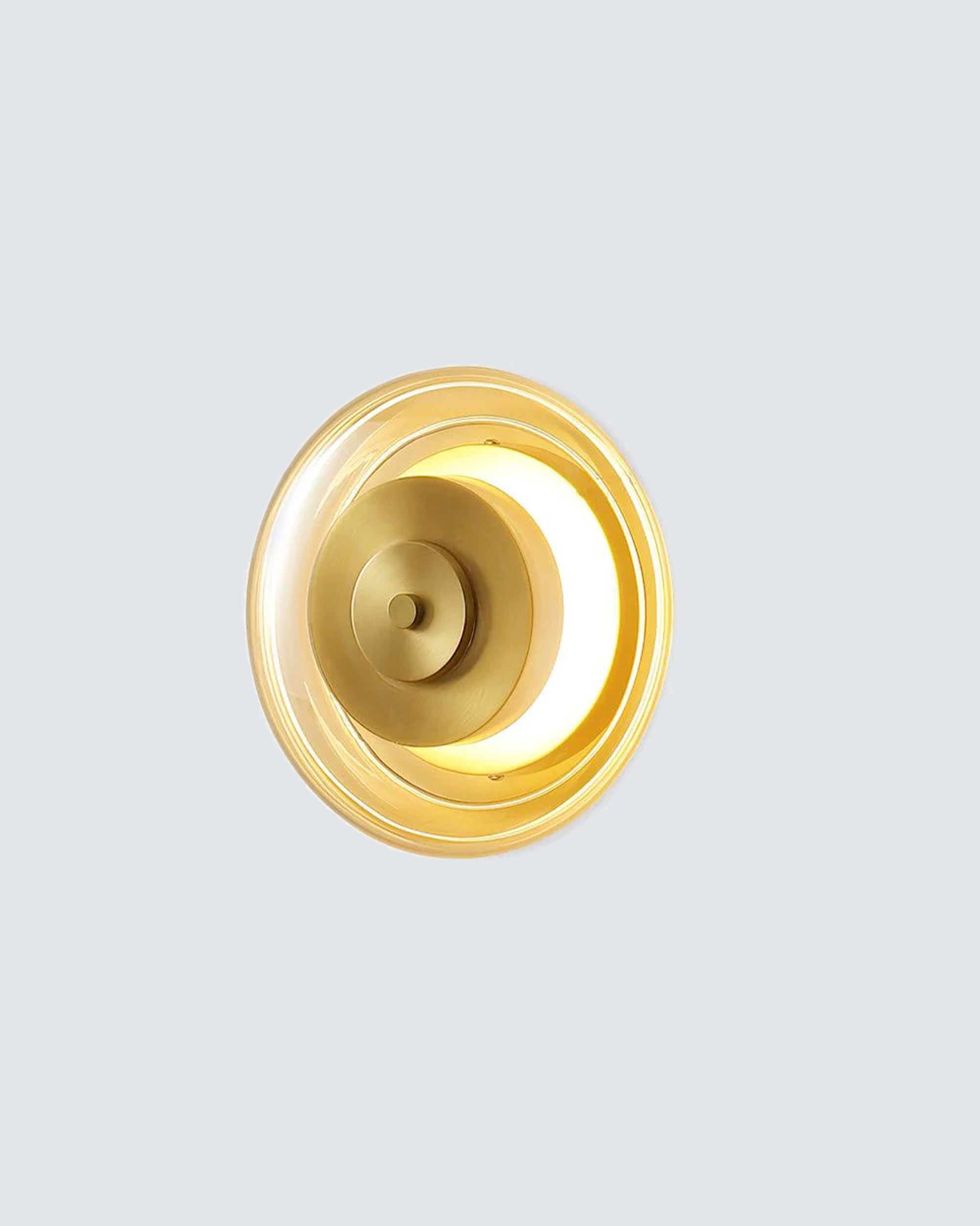 Zenviae Orbit Glow Wall Lamp front view on white background