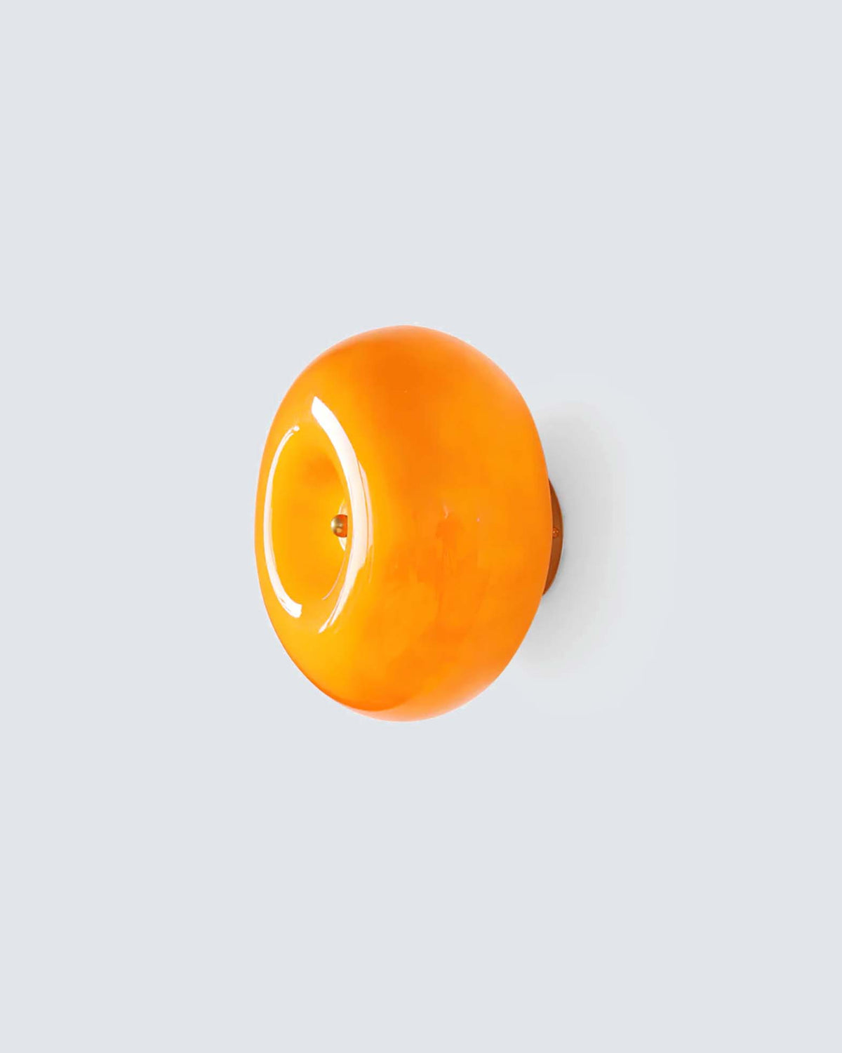 Zenviae Sunny Donut Wall Lamp front view on white background